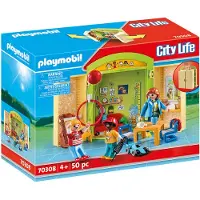 Playmobil , Boîte de jeu "Au jardin d'enfants", City Life, 70308