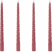 Riverdale Bougies de Dîner Riverdale Rose Vieux Rose (Lot de 4)