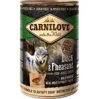 Carnilove canard et faisan pâtée pour chien (boîte)