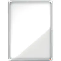 Nobo Premium Plus 9xa4 Sheets Exterior Display Case Magnetic White Background Clair Enfants