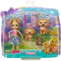 Mattel Poupée City Tails Gerika Golden Retriever