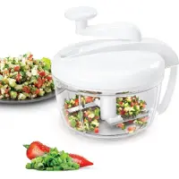 Metaltex Kitchen Helpers Topedo Slacentrifuge Wit/Transparant