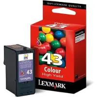 Lexmark N°43 (18Y0143E) cartouche d'encre couleur (d'origine)