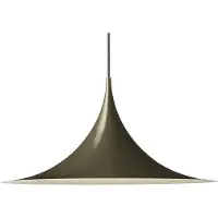 Gubi Semi Pendant Ø 60 | Dark Cocoa Glossy