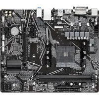 Gigabyte Carte mère A520M H - Prend en charge les processeurs AMD Ryzen série 5000 AM4, VRM numérique pur 4+3 phases, jusqu'à 5100 MHz DDR4 (OC), PCIe 3.0 x4 M.2, LAN GbE, USB 3.2 Gen 1
