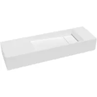Balmani Mood lave-mains 65 x 20 cm Mat Wit Solid Surface