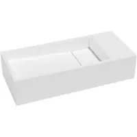 Balmani Mood lave-mains 45 x 20 cm Mat Wit Solid Surface