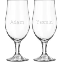 Royal Leerdam Verres à bière à pied personnalisés (2 pièces)