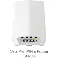 Netgear Orbi Pro SXR50 - - Système WLAN - (Routeur) - bis zu 175 m² - Réseau - 1GbE - Wi-Fi 6 - Tri-bande