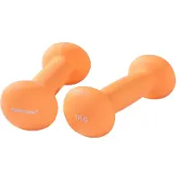 Tunturi Haltères néoprène 1kg violet, la paire
