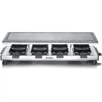 Severin Appareil à raclette 8 personnes 1500w + pierre à griller - - RG2374 -