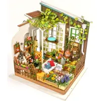 Robotime Kit de maquette Miller's Garden avec lumière LED