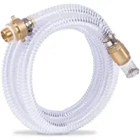 Vonroc Set de tuyau d'aspiration pour pompes à eau - 4mx25mm, 1'' | Universel