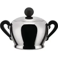 Alessi - Sucrier - Bombe - Acier inoxydable - Gris