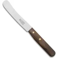 Robert Herder couteau à petit déjeuner Buckels RVS, noyer