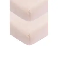 Meyco jersey Spannbettlaken 2-pack 40x80/90 soft pink