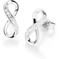 Smart Jewel Boucles d'oreilles 'Unendlichkeit' argent