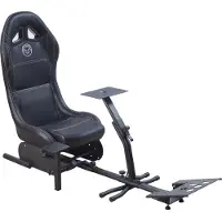 Qware Chaise Pour Simulateur Racing Noir (qw Rs-500bl)