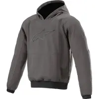 Alpinestars Sweat à capuche Ageless pour moto, gris foncé, XL