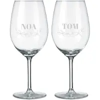 Royal Leerdam Verres à vin rouge personnalisés (2 pièces)