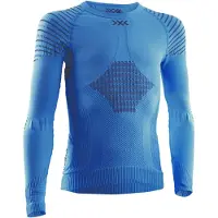 X-Bionic Invent 4.0 Long Sleeve Base Layer Bleu 10-11 Years Enfants