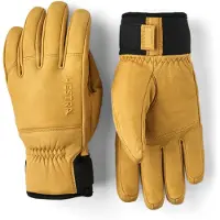 Hestra - Gants de ski en cuir - Glove Omni Tan en Cuir - Taille 7 - Marron