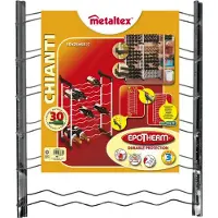 Metaltex Casier à bouteilles CHIANTI Epotherm noir 30 boute