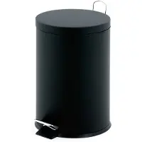 EKO Poubelle à pédale 12 litres - noir