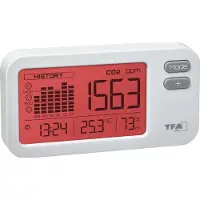 TFA-Dostmann Aircon2ntrol Coach Thermometer And Hygrometer Blanc