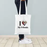 Yoursurprise Tote bag personnalisé en coton bio - Blanc