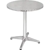 Bolero Table ronde en acier inoxydable ronde | Ø 60 cm