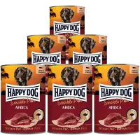 Happy Dog Sensible Pure Africa - Autruche - 6 x 400 g