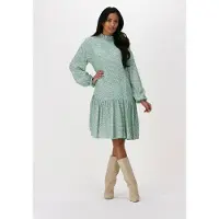 NA-KD Mini Jurk Frill Detail Mini Dress Groen Dames | Pointure 34