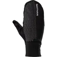Nathan Hypernight Reflective Convertible Mitt Gloves Noir XL