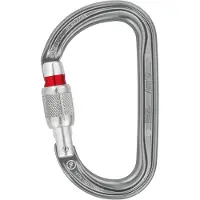 Petzl - Mousquetons d'assurage - Am'D Screw-Lock en Aluminium - Gris