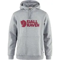 Fjällräven Logo Hoodie Gris L Homme