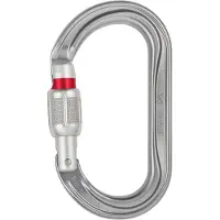 Petzl - Mousqueton de sécurité - OK Screw-Lock en Aluminium - Gris
