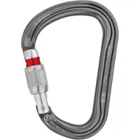 Petzl William Screw Lock Snap Hook Gris,Argenté
