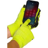 Nathan Hypernight Reflective Convertible Mitt Gloves Jaune XL