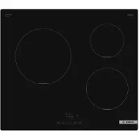 Bosch Table de cuisson à induction 60cm 3 feux noir - - PUC611BB5E - série 4