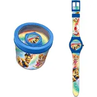 Paw Patrol Montre Paw Patrol pour enfants Bracelet en polyester avec couvercle pratique