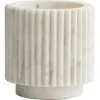 Nordal Pot de fleurs huard blanc ø13cm