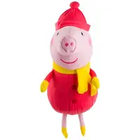 PADU Peppa Pig en vêtements d'hiver 50 cm