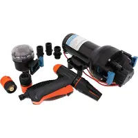 Jabsco P601J-219N-3A Hotshot HD6 12V Kit pompe de lavage de pont avec pistolet 23 litres/min