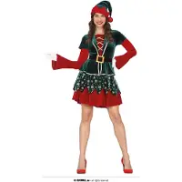 Guirma Elf Woman Costume Multicolore L
