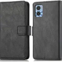 IMoshion Étui de télephone portefeuille de luxe Motorola Moto E22 - Noir