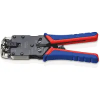 Knipex Pince à sertir les connecteurs WesternPince à sertir les connecteurs Western, Capacité : 4, 6 et 8 pôles, Utilisation Connecteur Western, Long. 200 mm
