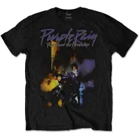 Prince T-Shirt Purple Rain Homme Noir - Taille XXXL