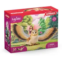 Schleich Figurine F e Bayala en vol sur Glam-Owl de
