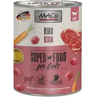 Mac'S 6x800g canard, lapin, bœuf - Pâtée pour chat